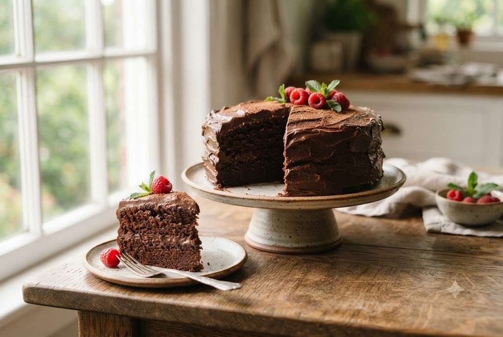Easy One-Bowl Chocolate Cake