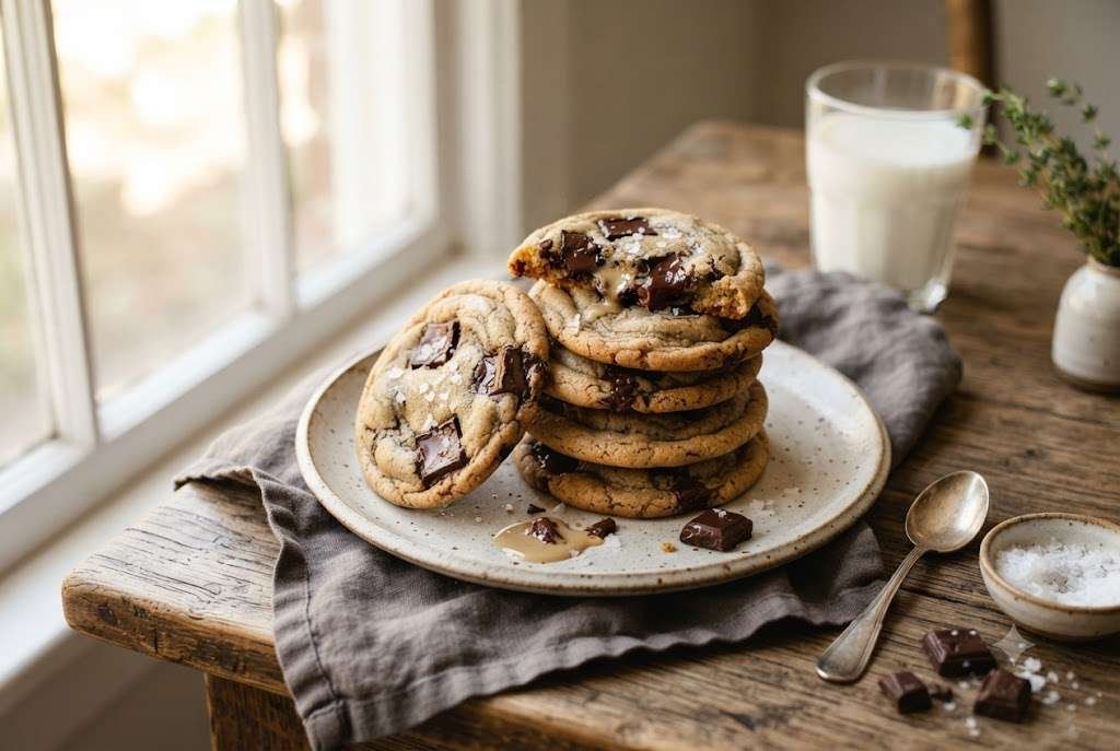 Tahini Chocolate Chunk Cookies