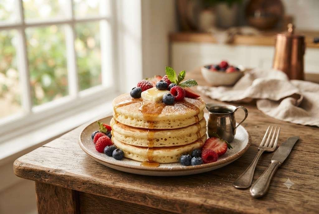 Fluffy Buttermilk Pancakes