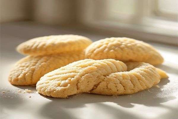 Soft sugar cookie dough scooped into rounds